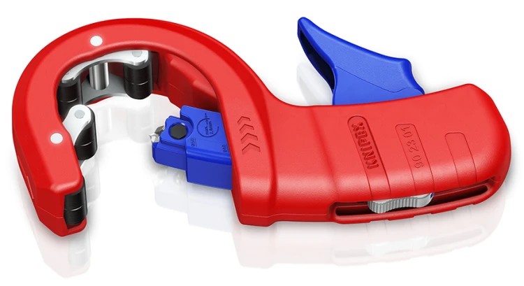 KNIPEX 90 23 01 BK DP50 Obcinak do rur odpływowych z tworzywa sztucznego 165 mm