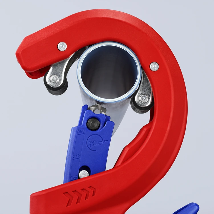 KNIPEX 90 23 01 BK DP50 Obcinak do rur odpływowych z tworzywa sztucznego 165 mm