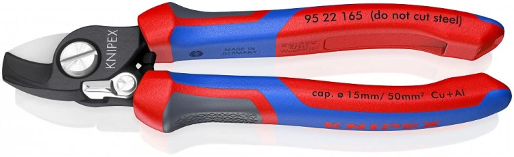 Nożyce do kabli KNIPEX 95 22 165 – 165 mm