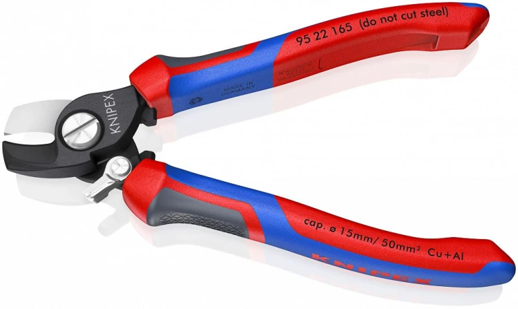 Nożyce do kabli KNIPEX 95 22 165 – 165 mm