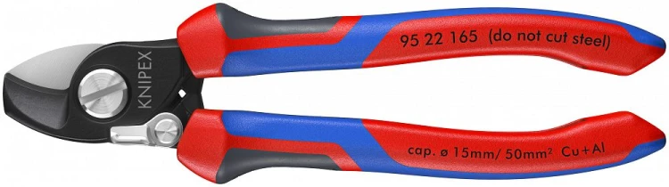 Nożyce do kabli KNIPEX 95 22 165 – 165 mm