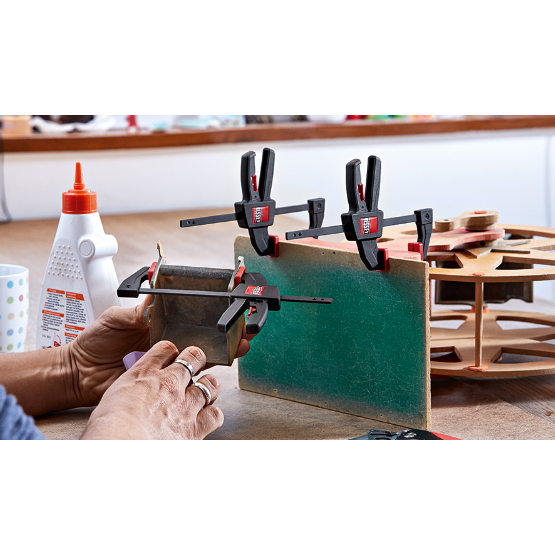 BESSEY 2 x Ściski śrubowe ślusarskie jednoręczne EZS11-4SET