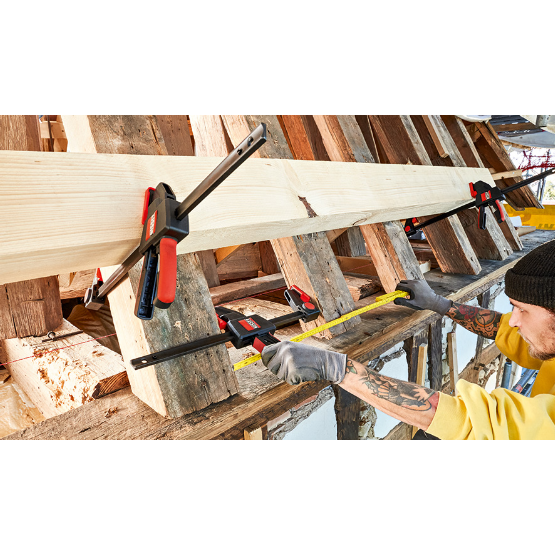 BESSEY 2 x Ściski śrubowe ślusarskie jednoręczne EZS11-4SET