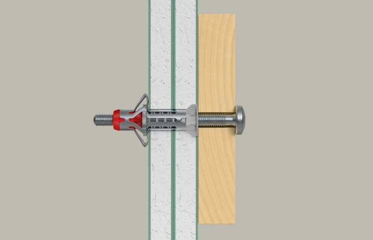 Kołek rozporowy do pustych przestrzeni Fischer DuoHM 6x55 S 25 szt. – 572922