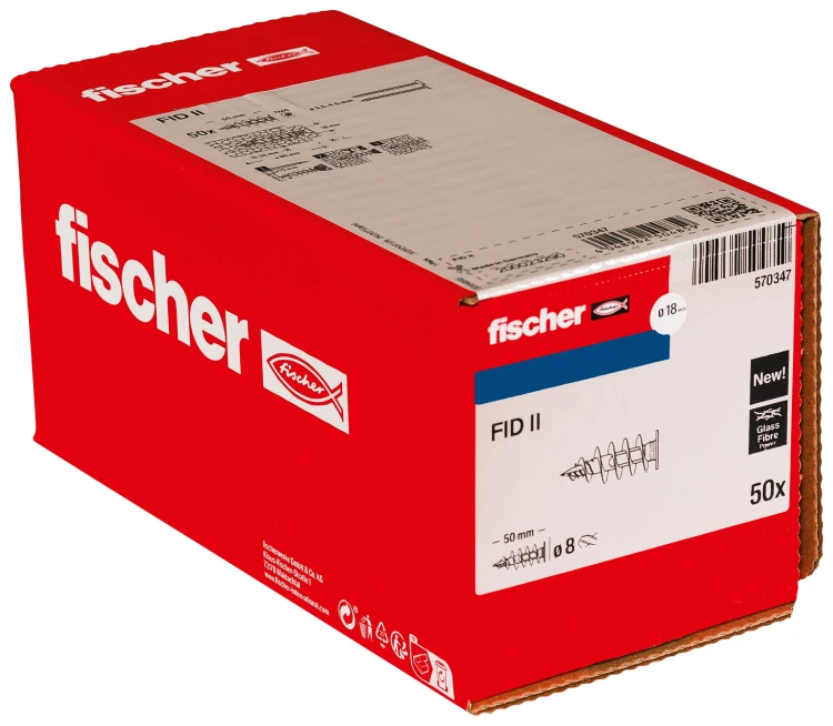 Kołek do izolacji Fischer FID II 50 mm 50 szt. – 570347