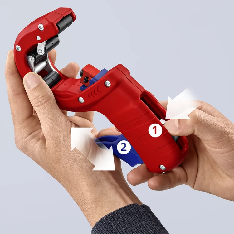 Obcinak do rur z fazowaniem KNIPEX DPT50 (90 23 02 BK)