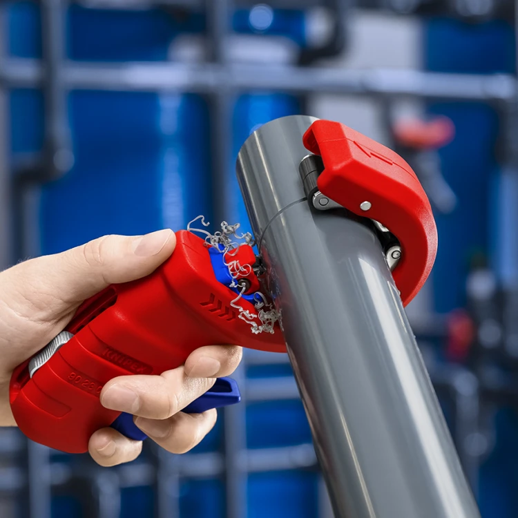 Obcinak do rur z fazowaniem KNIPEX DPT50 (90 23 02 BK)