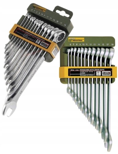 Proxxon SlimLine zestaw kluczy płasko-oczkowych 12 szt. 23820