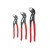 Knipex Cobra zestaw szczypiec do rur 3 szt. 00 20 09 V02