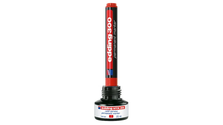 Edding E-300 permanentny marker niebieski okrągła końcówka 1,5-3 mm