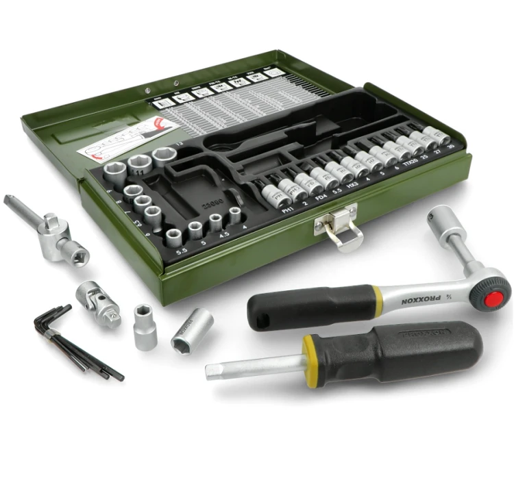 Proxxon 23080 zestaw narzędzi inżynierskich 36-el. 1/4″ CrV
