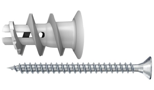 fischer GK – kołki do płyt g-k z przyrządem, nylon, 100 szt. (52389)