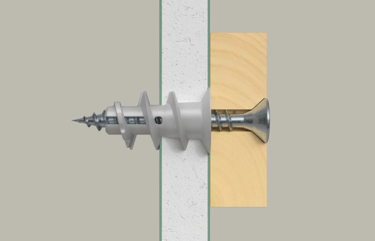 fischer GK – kołki do płyt g-k z przyrządem, nylon, 100 szt. (52389)