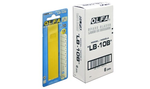 OLFA LB-10B 18mm segmentowe ostrza Endurance 10 szt. do noży 18mm stal węglowa