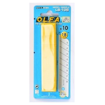 OLFA LB-10B 18mm segmentowe ostrza Endurance 10 szt. do noży 18mm stal węglowa