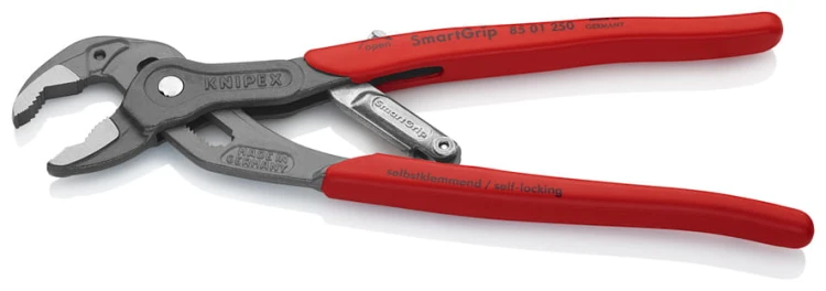 KNIPEX 85 01 250 – SmartGrip 250 mm | Samoregulujące szczypce wodne