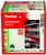 fischer DuoPower 8×40 S 535460 – kołek ze śrubą, uniwersalny, wysoka nośność
