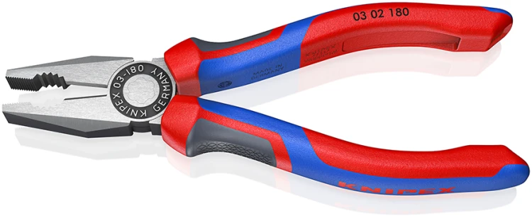 KNIPEX 03 02 180 Szczypce Uniwersalne 180 mm stal hartowana