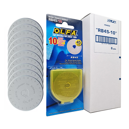 Olfa RB45-10 ostrza krążkowe do noża RTY 45 mm 10 szt.