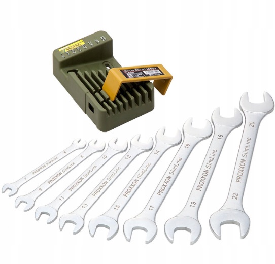 Proxxon SlimLine zestaw kluczy płaskich 6–22 mm 8 szt. 23800