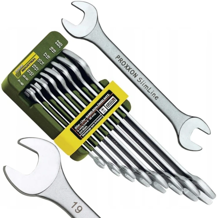 Proxxon SlimLine zestaw kluczy płaskich 6–22 mm 8 szt. 23800
