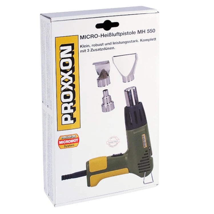 Proxxon MH 550 Opalarka 500W 230V regulacja temperatury do termokurczu 27130