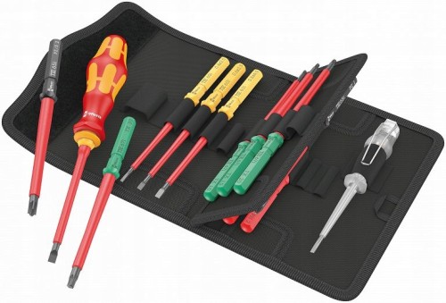 Wera zestaw wkrętaków izolowanych  z bitami ergonomiczny dla elektryka 05006607001