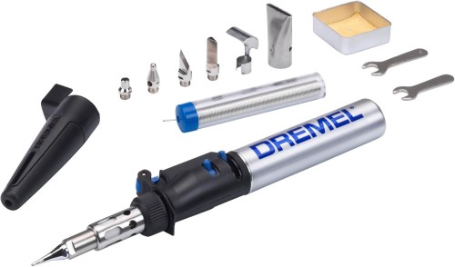 Dremel Versatip 2000-7 Lutownica gazowa 7 końcówek palnik do lutowania