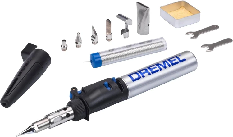 Dremel Versatip 2000-7 Lutownica gazowa 7 końcówek palnik do lutowania