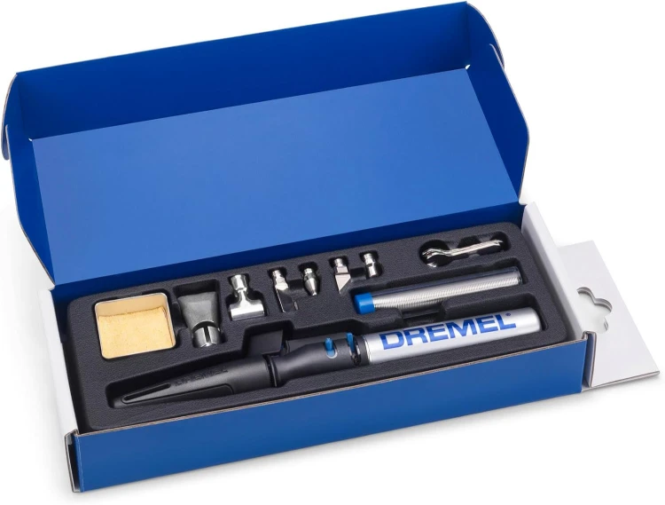 Dremel Versatip 2000-7 Lutownica gazowa 7 końcówek palnik do lutowania