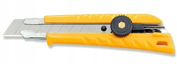 OLFA L-1 nóż segmentowy 18 mm, blokada kołowa, heavy-duty