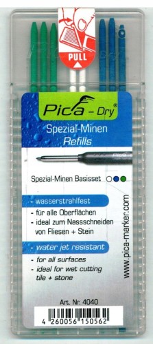 Wkłady wodoodporne do ołówka automatycznego Pica-Marker 4040 8 szt.