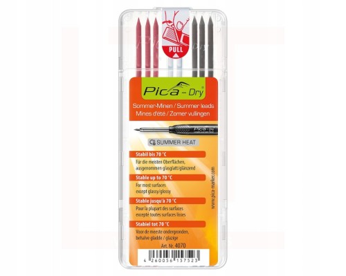 Wkłady letnie do ołówka automatycznego Pica-Marker Pica Dry 4070