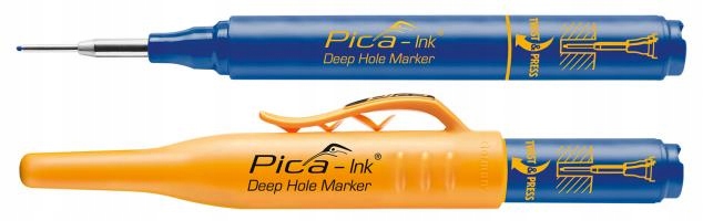 Marker Znacznik dla GŁĘBOKICH OTWORÓW PICA-Ink Deep 150/41 Niebieski 1,5mm