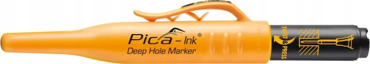 Marker Znacznik dla GŁĘBOKICH OTWORÓW PICA-Ink Deep 150/46 Czarny 1,5mm