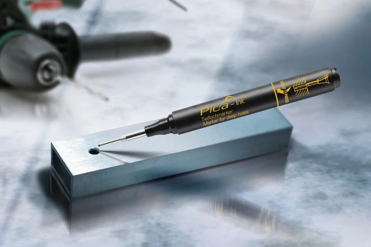 Marker Znacznik dla GŁĘBOKICH OTWORÓW PICA-Ink Deep 150/46 Czarny 1,5mm