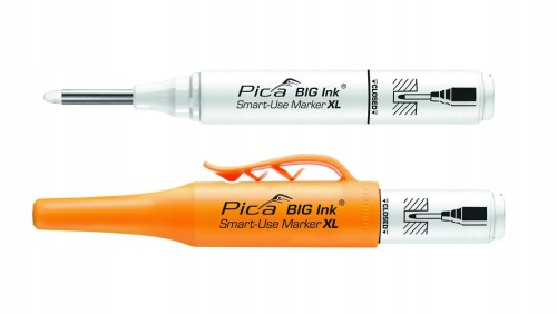 Marker Pica 170/52 znacznik do GŁĘBOKICH otworów precyzyjny BIG Ink biały