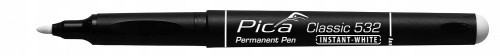 MARKER PISAK PERMANENTNY BUDOWLANY BIAŁY PRECYZYJNY 1.0-2.0mm 532/52 PICA