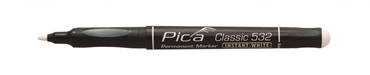 MARKER PISAK PERMANENTNY BUDOWLANY BIAŁY PRECYZYJNY 1.0-2.0mm 532/52 PICA