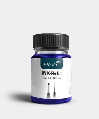 Tusz zapasowy do znaczników Pica Ink/ Big Ink kolor niebieski zestaw 55841