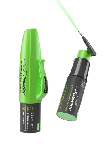 Pica Powder Deep Hole Spray Marker 360° zielony 2020