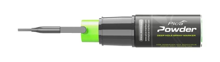 Pica Powder Deep Hole Spray Marker 360° zielony 2020