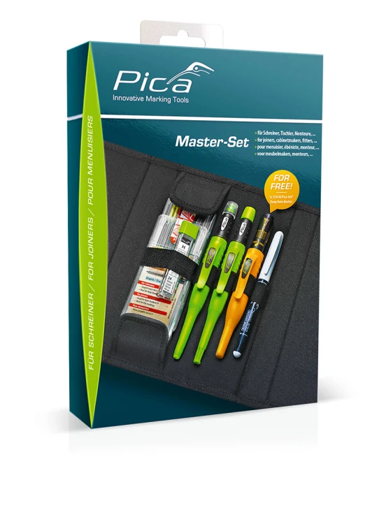 Pica Master Set 55010 – zestaw markerów stolarskich w etui 4260056157196