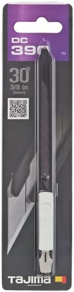 Nóż z łamanym ostrzem 9 mm czarno-biały TAJIMA DC390B/K1