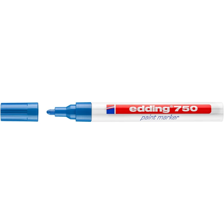 Marker olejowy permanentny Edding E-750 1 szt. niebieski 2-4mm
