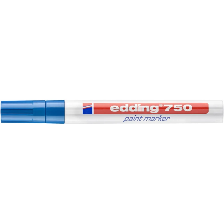 Marker olejowy permanentny Edding E-750 1 szt. niebieski 2-4mm