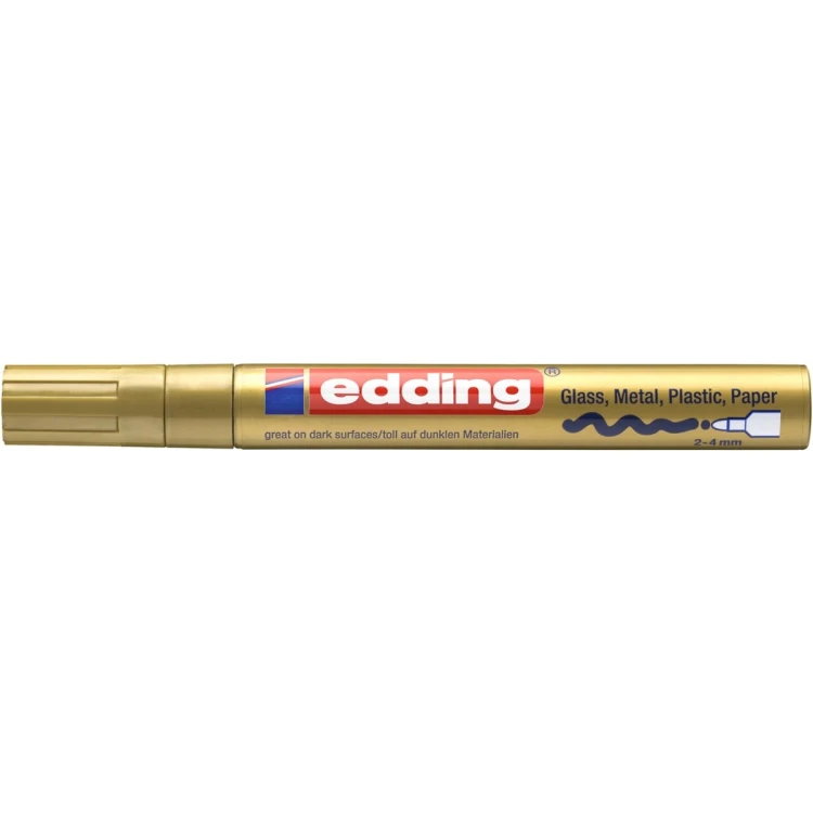 Marker olejowy permanentny Edding E-750 1 szt. złoty 2-4mm