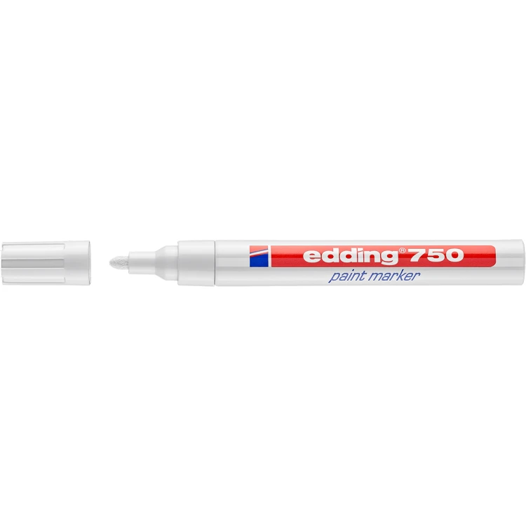 Marker olejowy permanentny Edding E-750 1 szt. biały 2-4mm