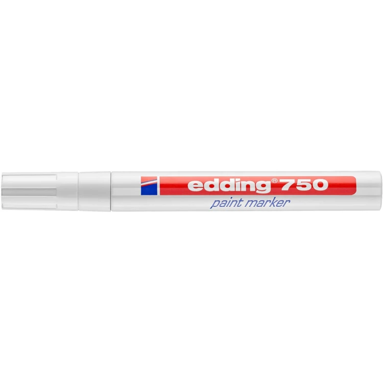Marker olejowy permanentny Edding E-750 1 szt. biały 2-4mm