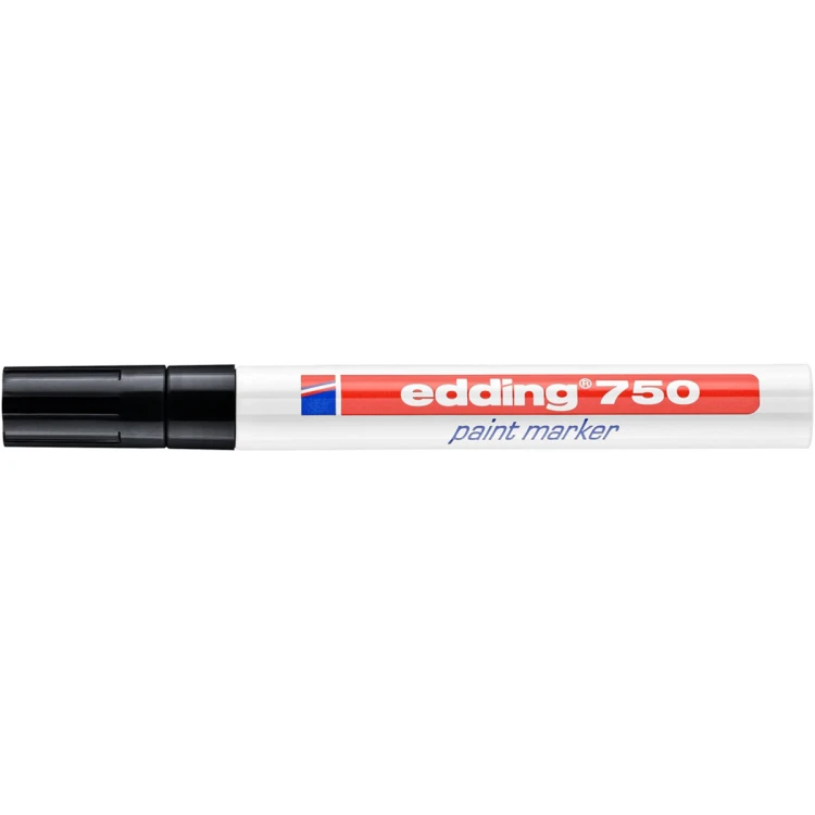 Marker olejowy permanentny Edding E-750 1 szt. czarny 2-4mm
